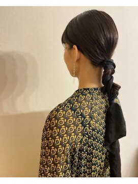 ボブ (Hair salon BOB) タイトに可愛くヘアアレンジ