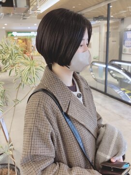 モリオフロムロンドン 松戸店(Morio from London) 【松戸 岩口】黒髪ストレートツヤツヤハンサムショート