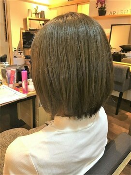 アリシアヘアー(ARISHIA hair) ネイビーセピアッシュボブ☆【ARISHIA hair 那珂】