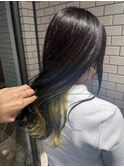 イエローインナーカラー