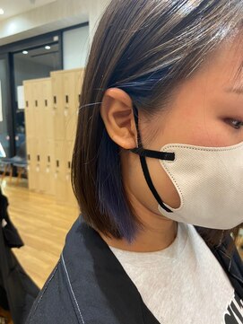 フレンズ 山鼻店(friend's) 髪質改善ハイライトカラーブリーチトリートメントセミロング