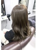 ミルクティーカラー ブリーチ ケアブリーチ ダブルカラー