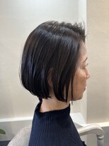カナエルドットヘア(kanaeru.hair) えりあしスッキリ前下がりボブ