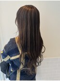 ロングレイヤー×ハイライト×グレージュカラー