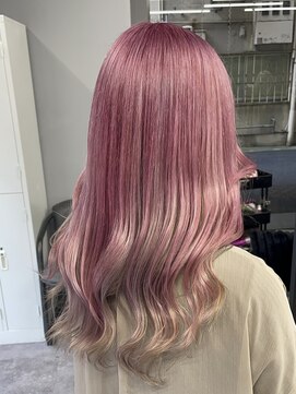 セレーネヘアーレイズ 梅田店(Selene hair Raise) pink × beige