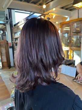 ミチ(MICI) purple x beige