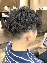 アルターリール(aL ter Rire)&nbsp;アッシュブラック/カルマパーマ/ベリーショート/鎌取/中村郁未