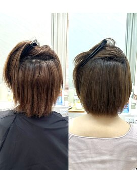 シンズ 銀座(sins) sinsストレートで憧れのショートスタイルに^ ^[30代40代50代]