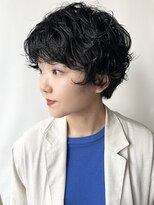 モリオフロムロンドン 原宿本店(morio from London) 【morio原宿】黒髪くるくるパーマ
