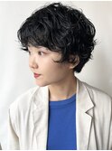 【morio原宿】黒髪くるくるパーマ