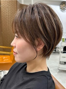 ネイロ 北千住(NeiRo) 大人ショートボブ丸みショートカットマッシュショート前髪あり