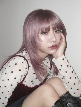 束 ハイトーンpink／layer cut