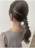 結婚式ヘアセット