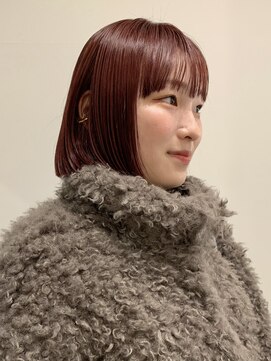 ユニコ(unico) ミニボブ/カシスレッド