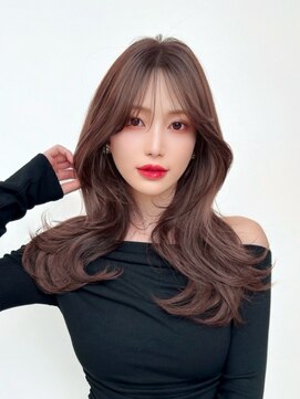 アマトウキョウ アユンチェ(AMA TOKYO×AYUNCHE) 韓国ヘア　2wayバング  レイヤーカット くびれヘア  顔周り/