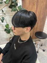 シュガー ヘアアンドネイル 仙台(SUGAR)&nbsp;大人スタイル2ブロック/ブルーブラック