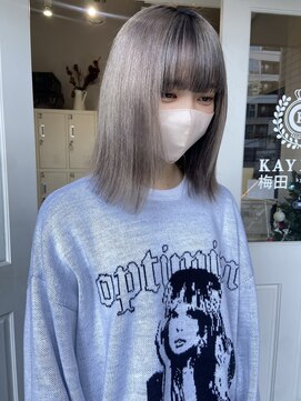 ケイリー(KAYLEE) 【トリプルカラー】シルバーグレージュ