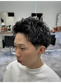 スパイキーショート 刈り上げ
