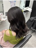 暗髪カラー×ロングレイヤー［鎌取/佐久間凪沙］