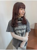 ワインレッドカラー