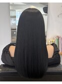 黒髪艶ロングストレート