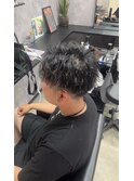 ツイストスパイラル×ツーブロックショート