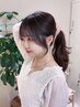【Rei限定】巻ける髪質改善ストレート×ケアカラー￥32000～
