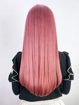 シオン(shion) 美髪おくれ毛韓国前髪カットヘアロング_ba550162