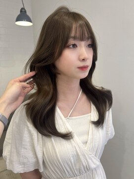 ラヴィズム 松崎店(LUVISM) ◎韓国ヘアー顔周りレイヤーおくれ毛前髪ダブルカラー新潟/東区