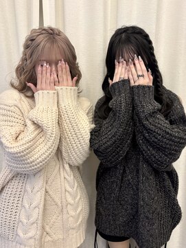 ボタン ハカタ(VOTAN hakata) 【votan sanae】双子アレンジ/あみたらし/LIVEヘアメ