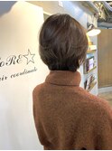 大人ショートスタイル／斉藤