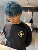 ナネヘアー(8. nane hair) ターコイズカラー