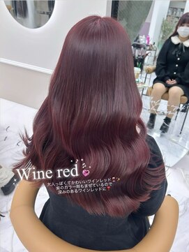 ディスイズ(thisis) 【thisis】ワインレッド/韓国風/レイヤーカット