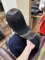 アズーア ヘアーアンドスパ(azure hair&spa) 透明感◎黒染めカラー