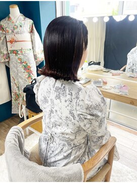 美容堂 コンテストヘアメイク