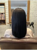 大人艶髪ストレート×髪質改善カラー