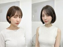 イン 川西(inn)の雰囲気（レイヤーカットショート/ボブ/白髪ぼかしハイライト/ダブルカラ-）