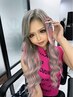 ブリーチ＋艶カラー＋【ハイランクレミーエクステ６0枚】（2ヶ月持ちます）