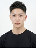 メンズ髪型消防士髪型メンズ清潔感フェードカット爽やかメンズ
