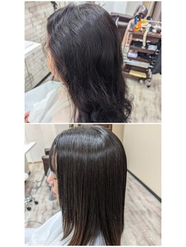 ゴールドスプラッシュ(GOLD SPLASH) 30代→クセ、パサつき→髪質改善ストレートエステ