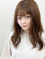 リノア 西梅田 福島(Linoa)&nbsp;西梅田/髪質改善/シースルーバング×艶髪レイヤーミディ