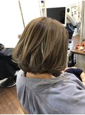 ヌーディーベージュボブ