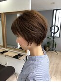 【#メリハリの効いた襟足】美人ショート
