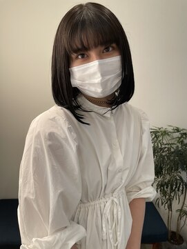 トレス(TRESS) 内巻きボブ　ショートボブ　ダークグレージュ