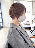 大人美人20代30代40代ショートヘア_ベージュ【横浜】渋谷良太
