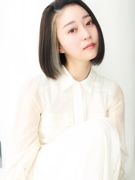 アイニティ 少路(Inity) ［Inity］インナーカラー  ナチュラルワンカールボブ