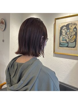 アルマヘアー(Alma hair by murasaki) ◎ボブスタイルのダークオレンジカラー◎