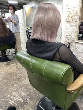 アポロ 横浜駅店(apollo) ブリーチ2回 シアーピンクベージュ