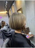 20代/30代/小顔/大人可愛い/前下がりボブ