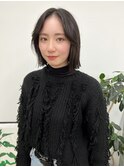 ぱつっとボブ
